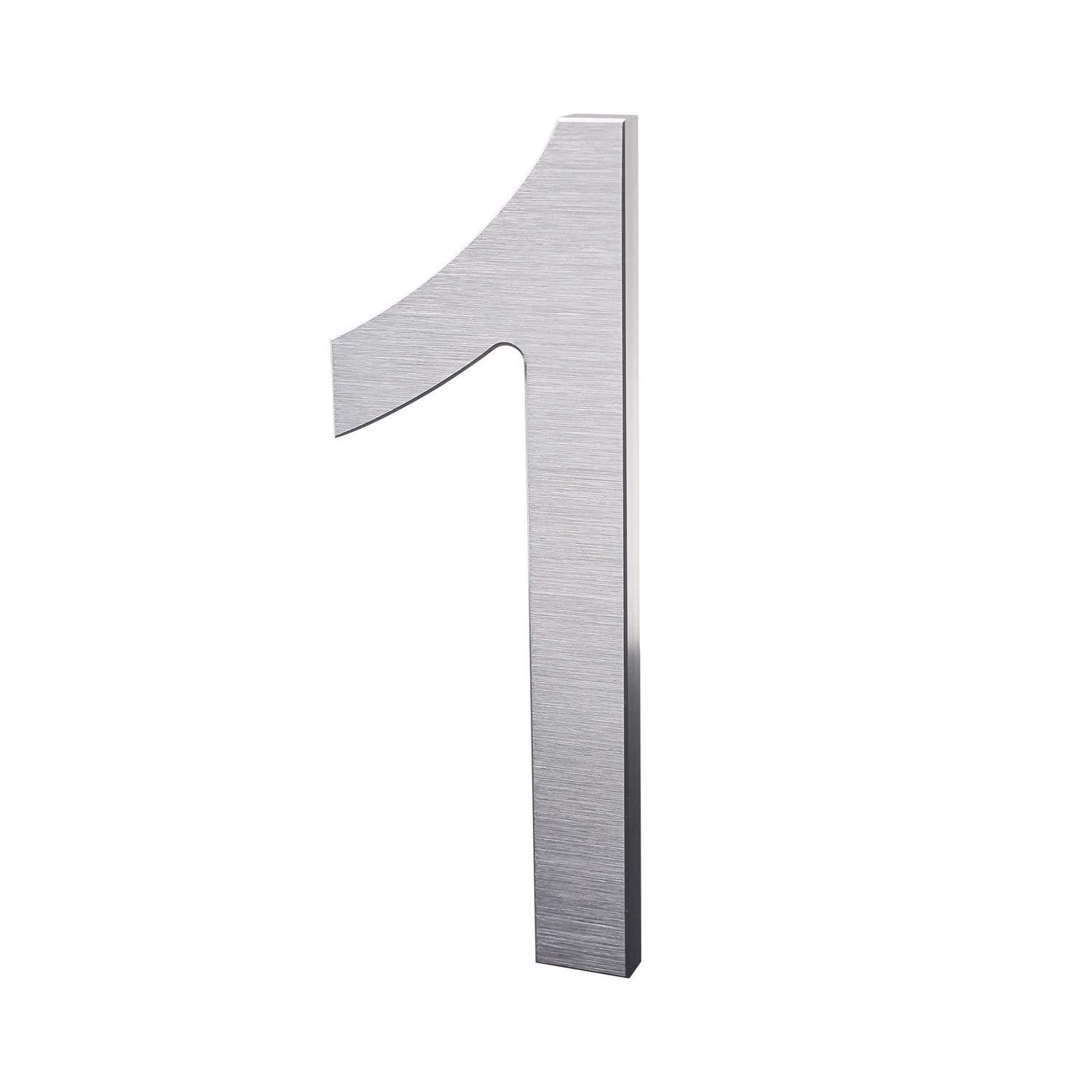 ModernStainlessHardware 6'' H Stainless Steel House Number