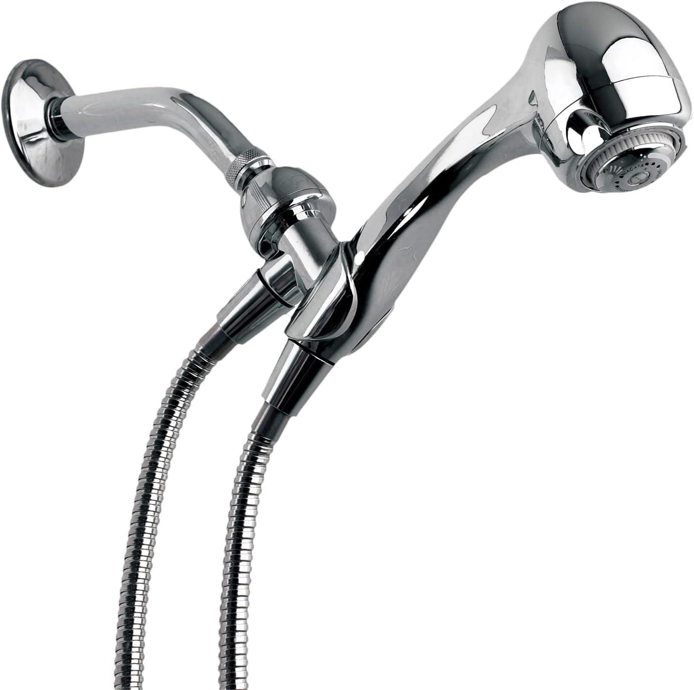 Niagara Conservation Earth Spa 3-Spray with 1.5 GPM 2.7-in. Wall Mount Handheld Shower Head