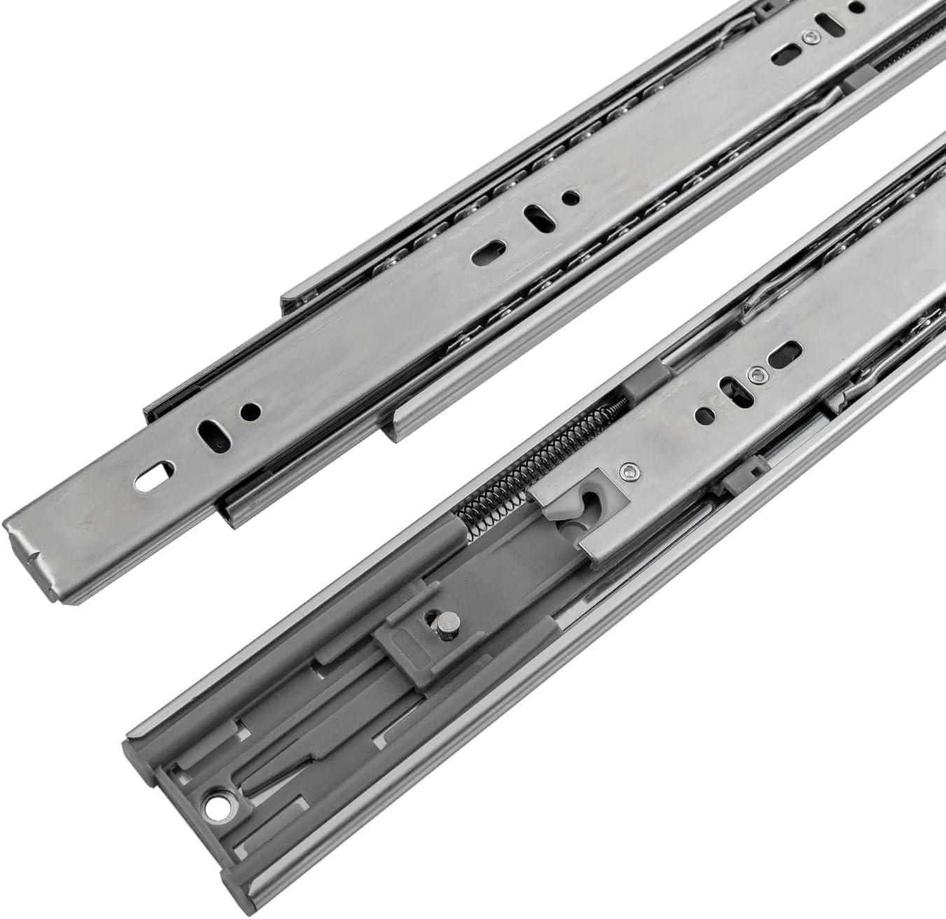 14-Inch Cadmium Soft Close Full Extension Drawer Slides, 2-Pack