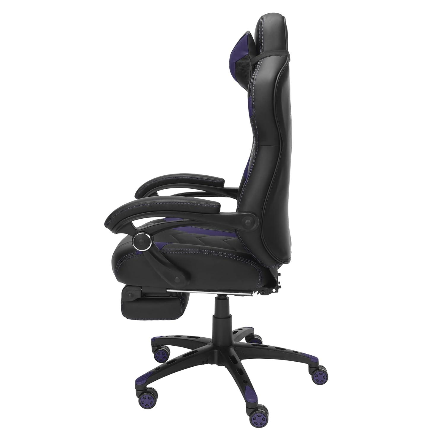 Respawn RESPAWN 110 Pro Gaming Chair - Gaming Chair with Footrest, Reclining Gaming Chair, Video Gaming Computer Desk Chair, Adjustable Desk Chair, Gaming Chairs For Adults With Headrest Pillow