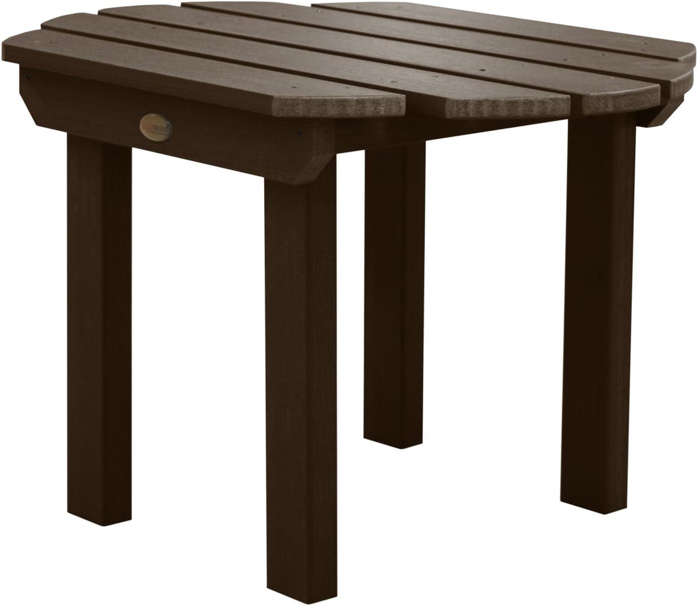 Weathered Acorn Classic Westport Adirondack Outdoor Side Table