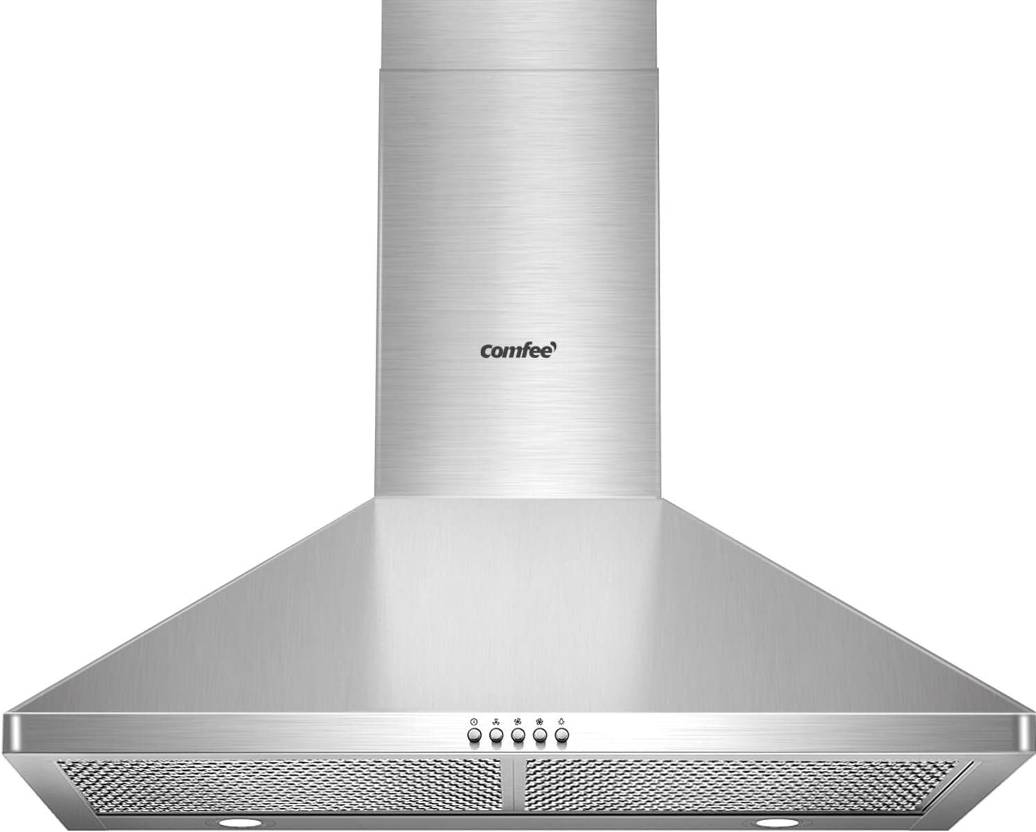 30 Inch Stainless Steel Convertible Wall Mount Range Hood