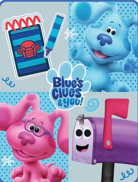 Blue's Clues & You Kids Fleece Throw Blanket, 46 x 60, Blue, Purple, Nickelodeon