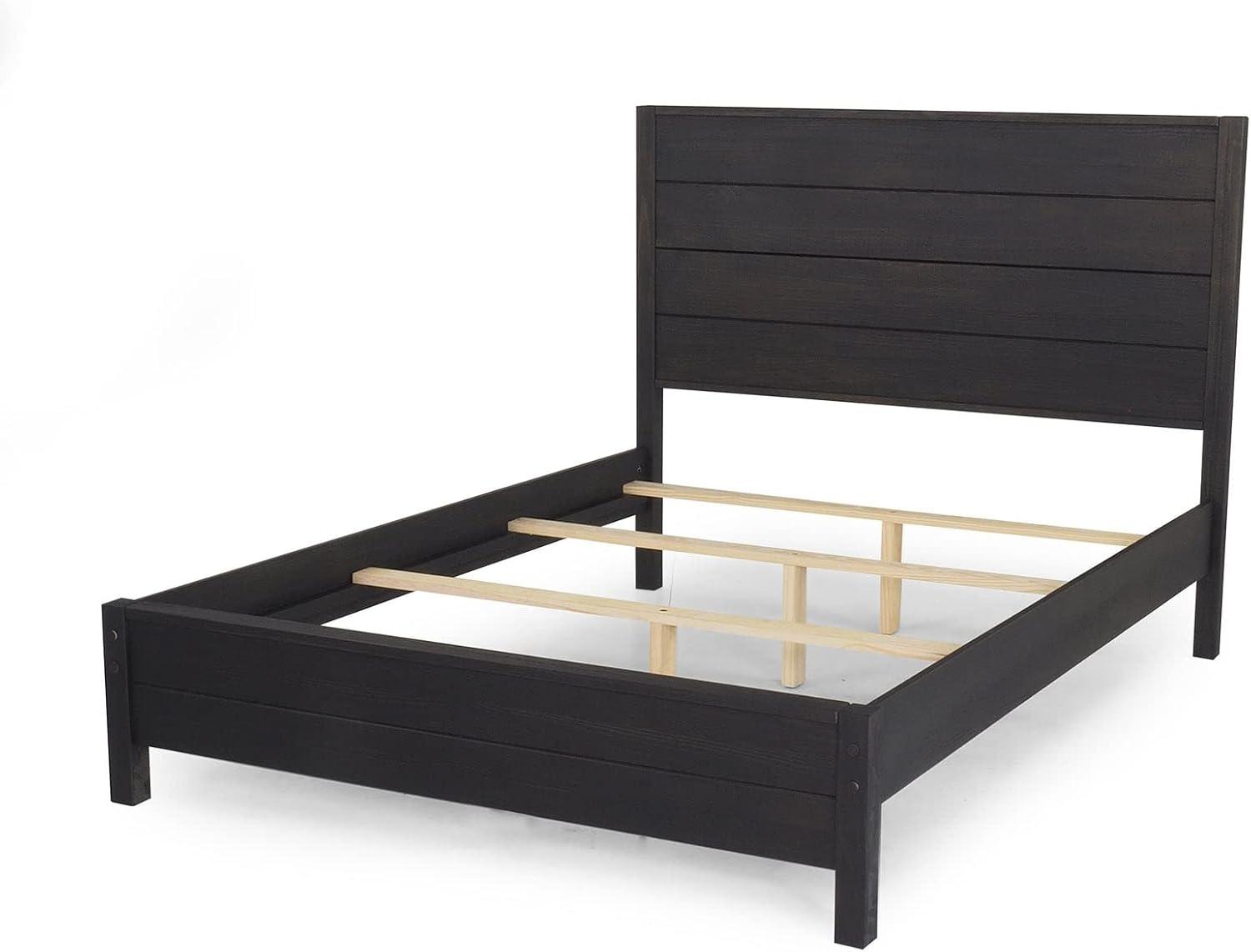 Montauk Solid Wood Panel Bed