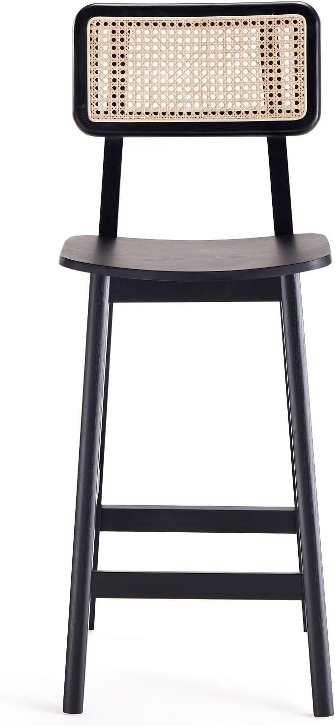 Versailles Wood Counter Height Barstool - Manhattan Comfort