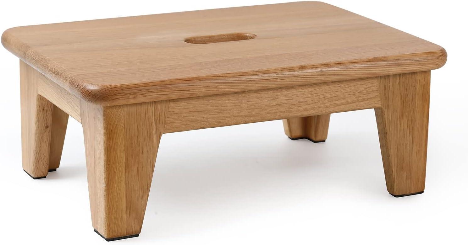 CONSDAN Oak Wood Step Stool