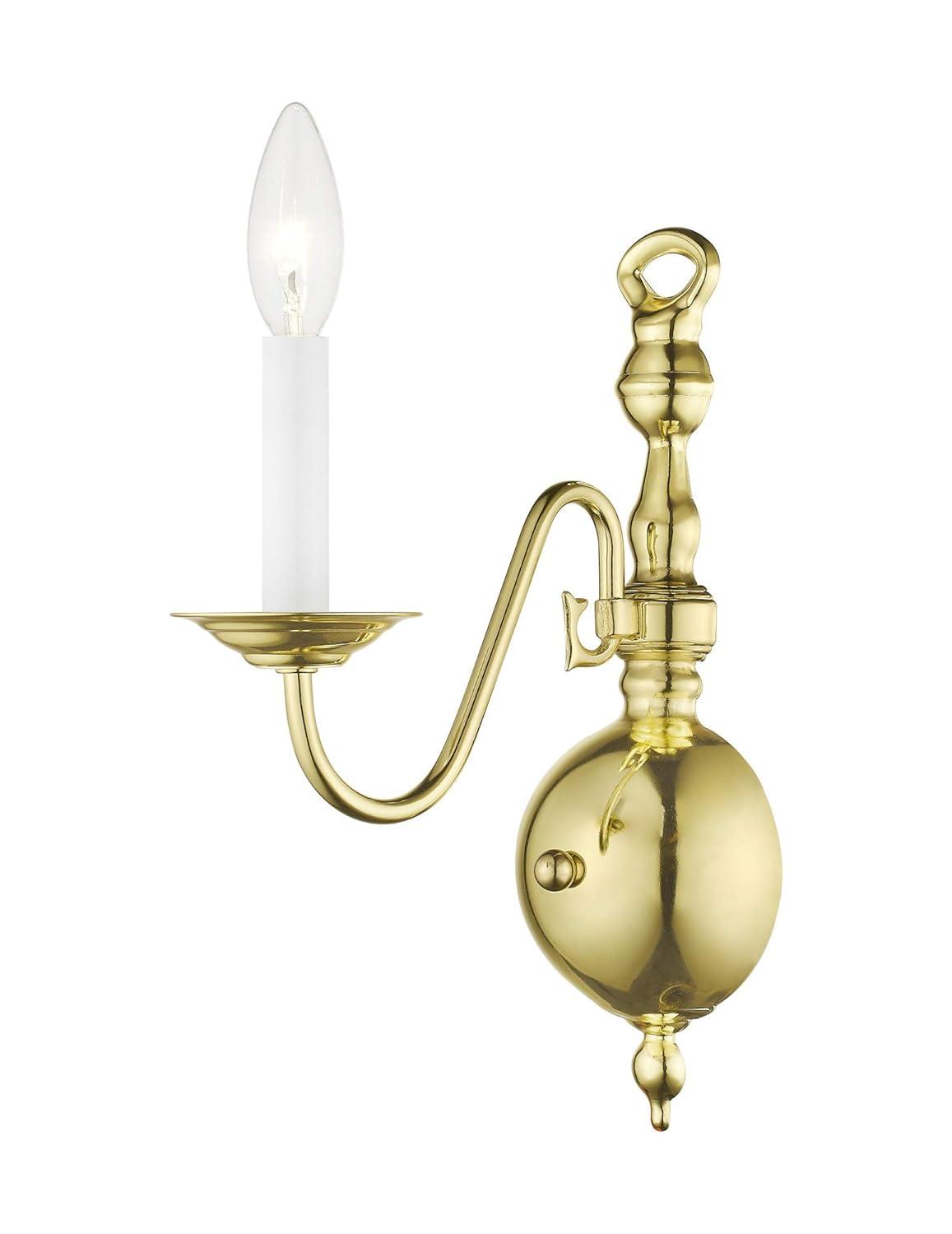 Livex Lighting Williamsburgh 1 - Light Wall Light in  Antique Brass