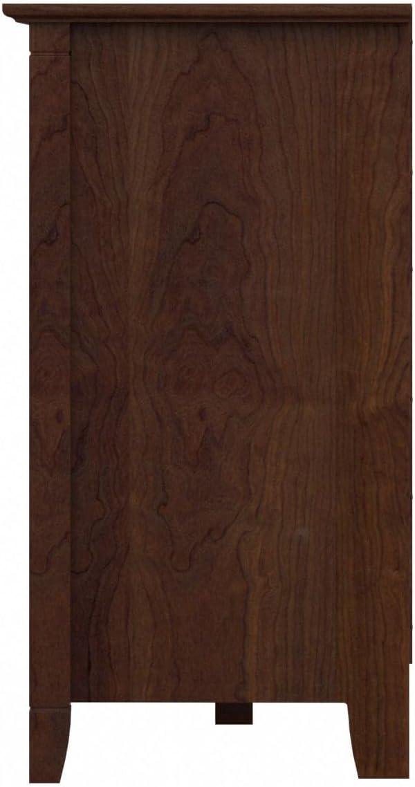 Key West Accent Cabinet with Doors in Bing Cherry - Engineered Wood