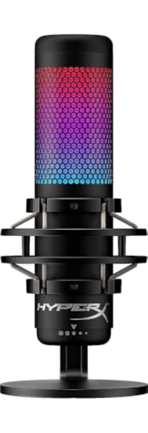 HyperX QuadCast S RGB USB Condenser Microphone - Black