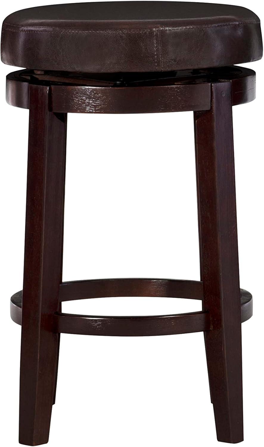 Maya Swivel Backless Counter Height Barstool - Linon