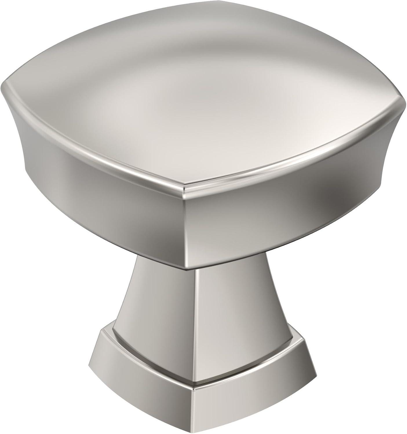 Amerock Stature 1-1/4 inch (32mm) Length Polished Nickel Cabinet Knob