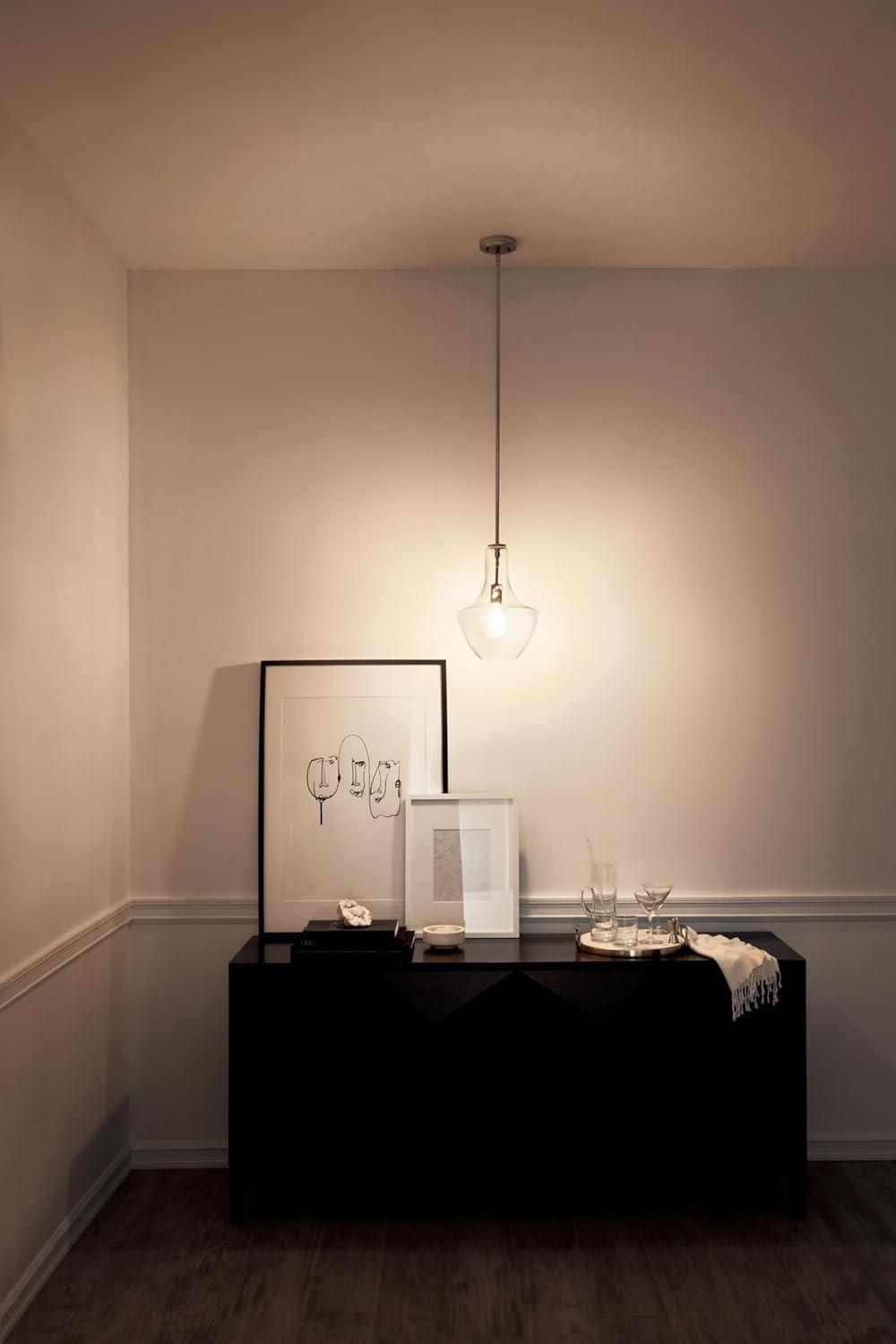 Kichler Lighting Everly 1 - Light Pendant in  Brushed Nickel