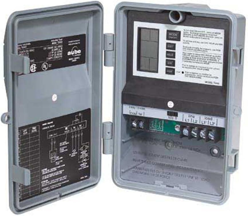 Gray Industrial Programmable Indoor and Outdoor Timer