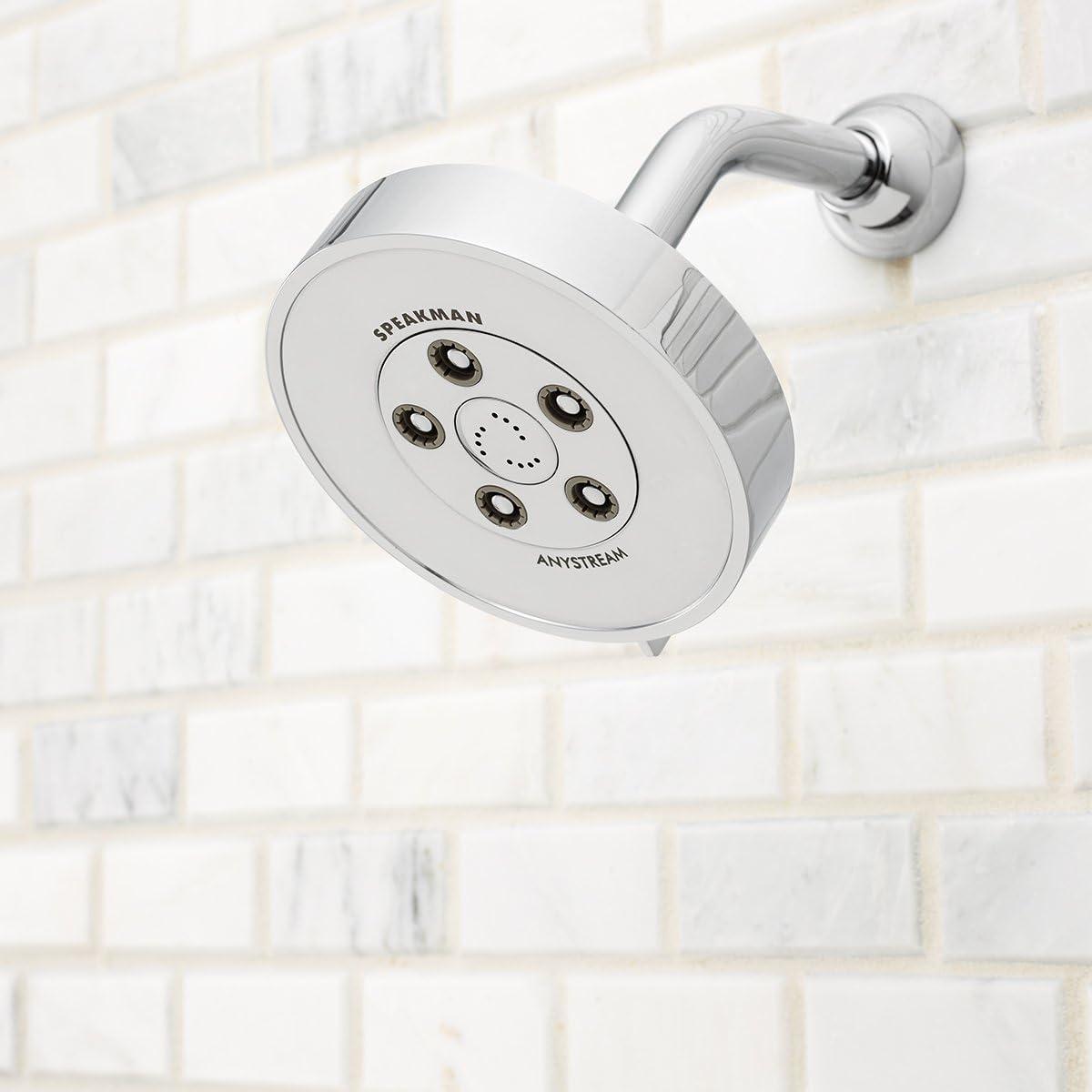 Speakman S-3010-E175 Neo Anystream Multi-Function Shower Head, 1.75 GPM, Polished Chrome
