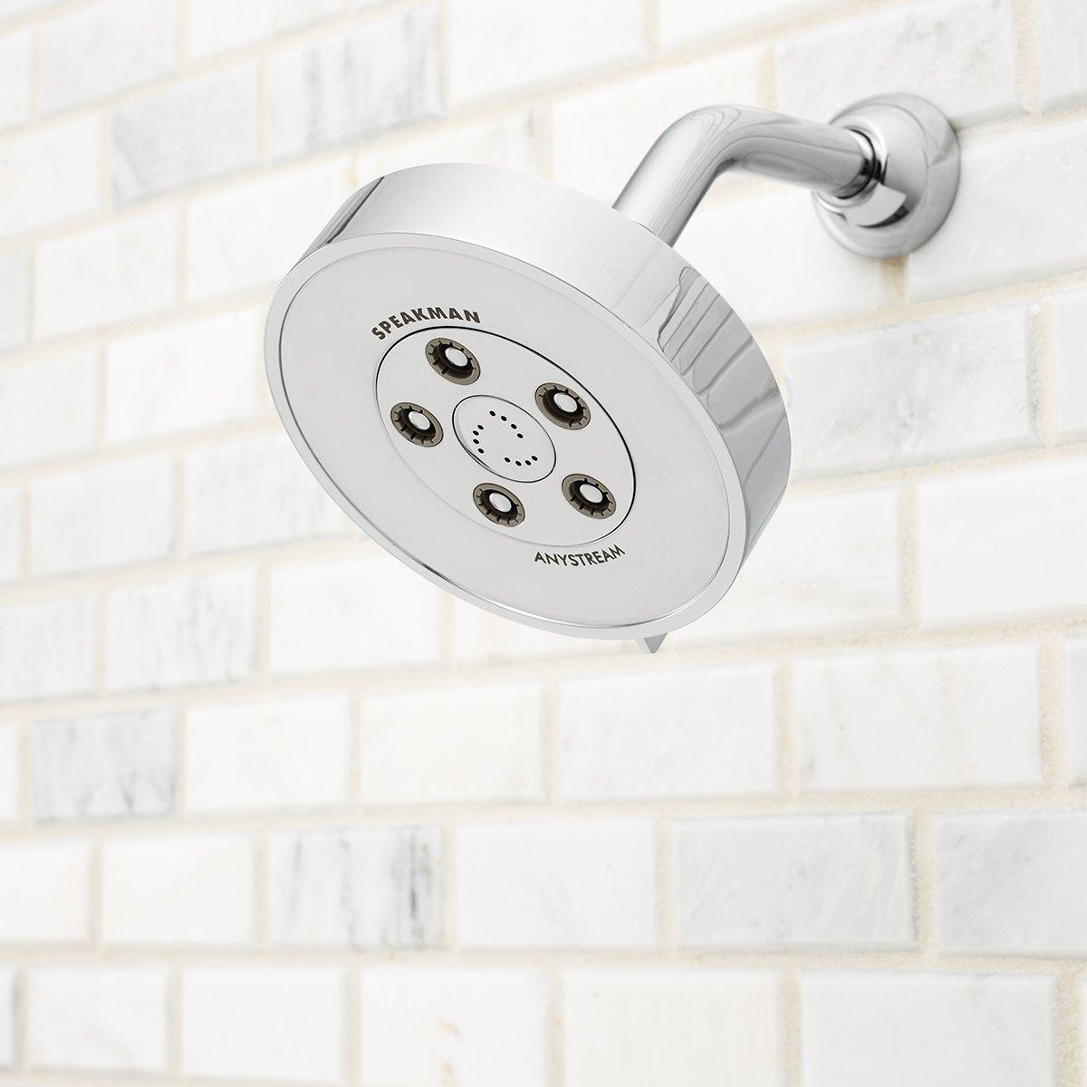 Speakman S-3010-E175 Neo Anystream Multi-Function Shower Head, 1.75 GPM, Polished Chrome