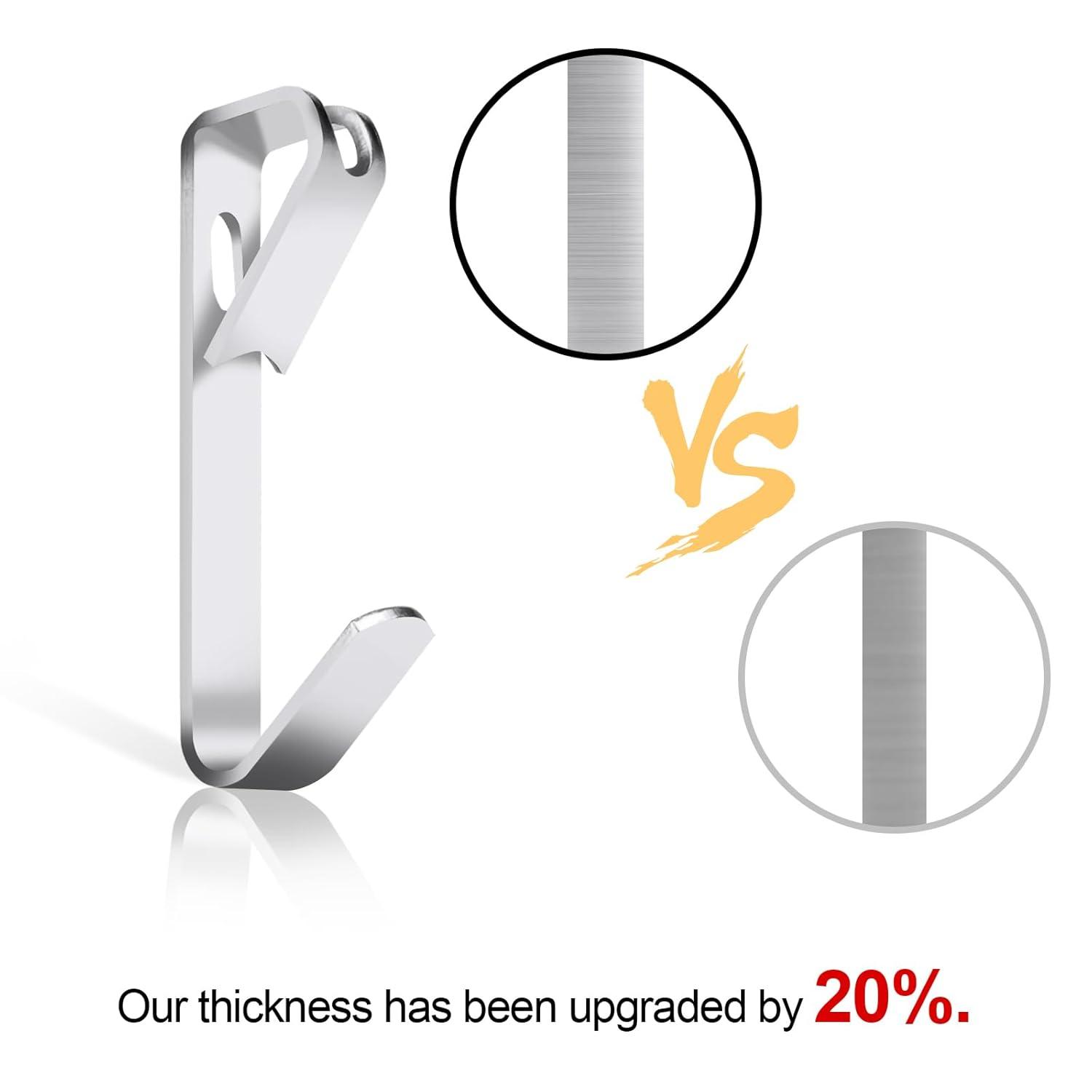 Shinysix Hanging Hook,20lb/30lb/50lb Heavy Duty Heavy Duty Picture Kit 20lb/30lb/50lb Heavy Mirror Decoration Silver Canvas Mirror Decoration Duty Picture Nails 184PCS Picture Kit Frame Canvas Mirror