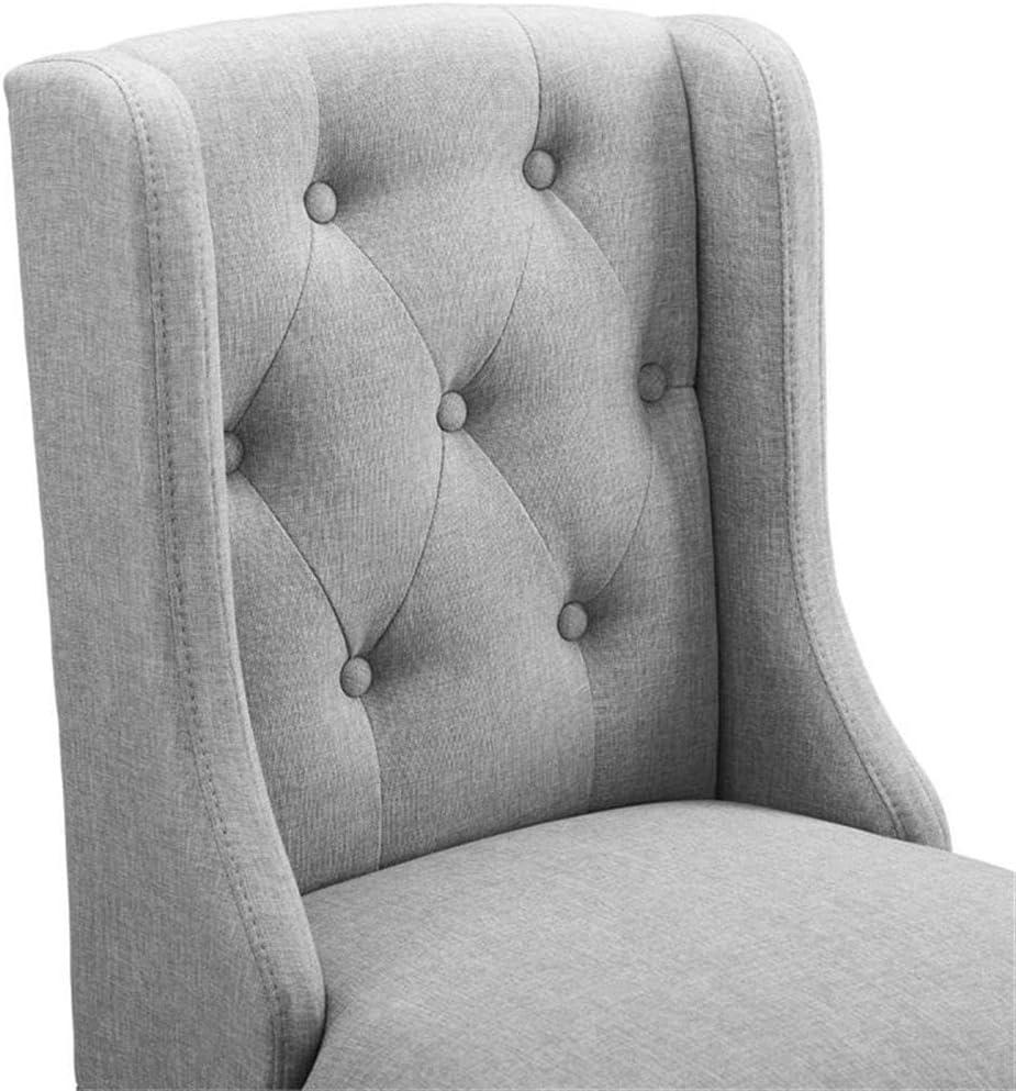 Modway Baronet Tufted Button Upholstered Fabric Stool