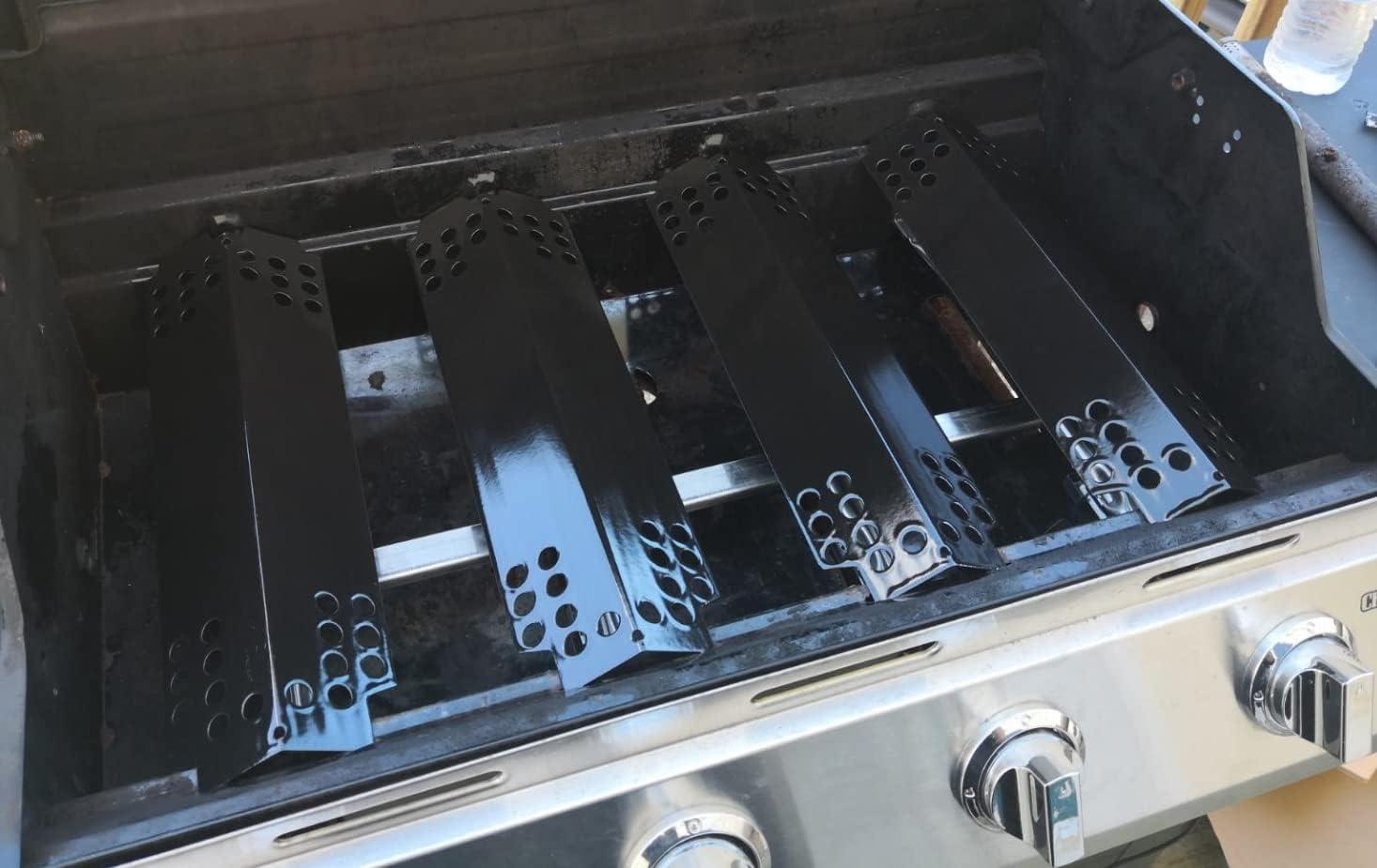 Uniflasy Grill Replacement Parts for Charbroil 463436215, 463439915, 463436214, 463436213, 467300115, 463439914, 463432114 Gas Grills, Heat Plate Shield Grill Burner Carryover Tube Grill Igniter