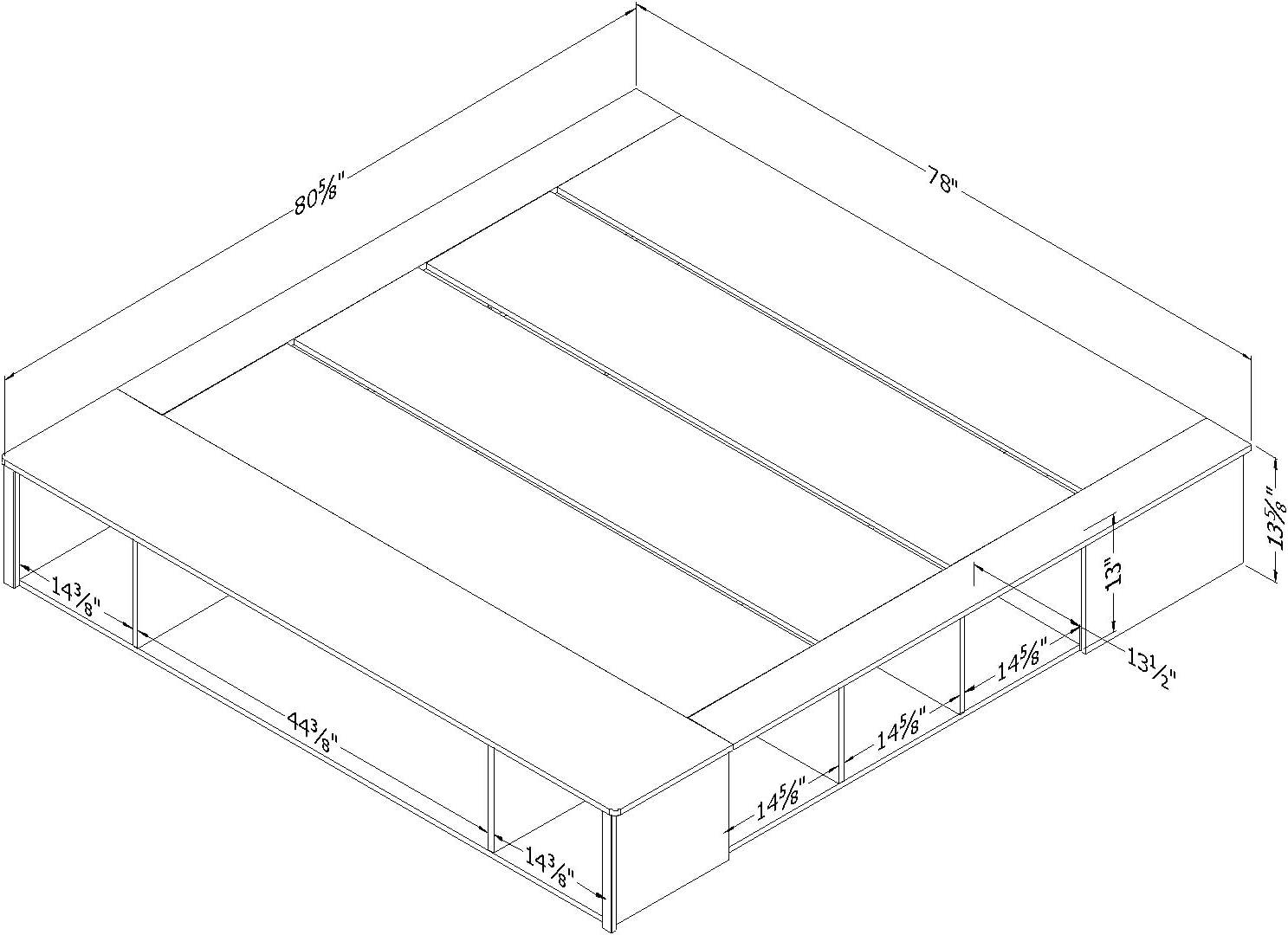 Flexible Storage Platform Bed