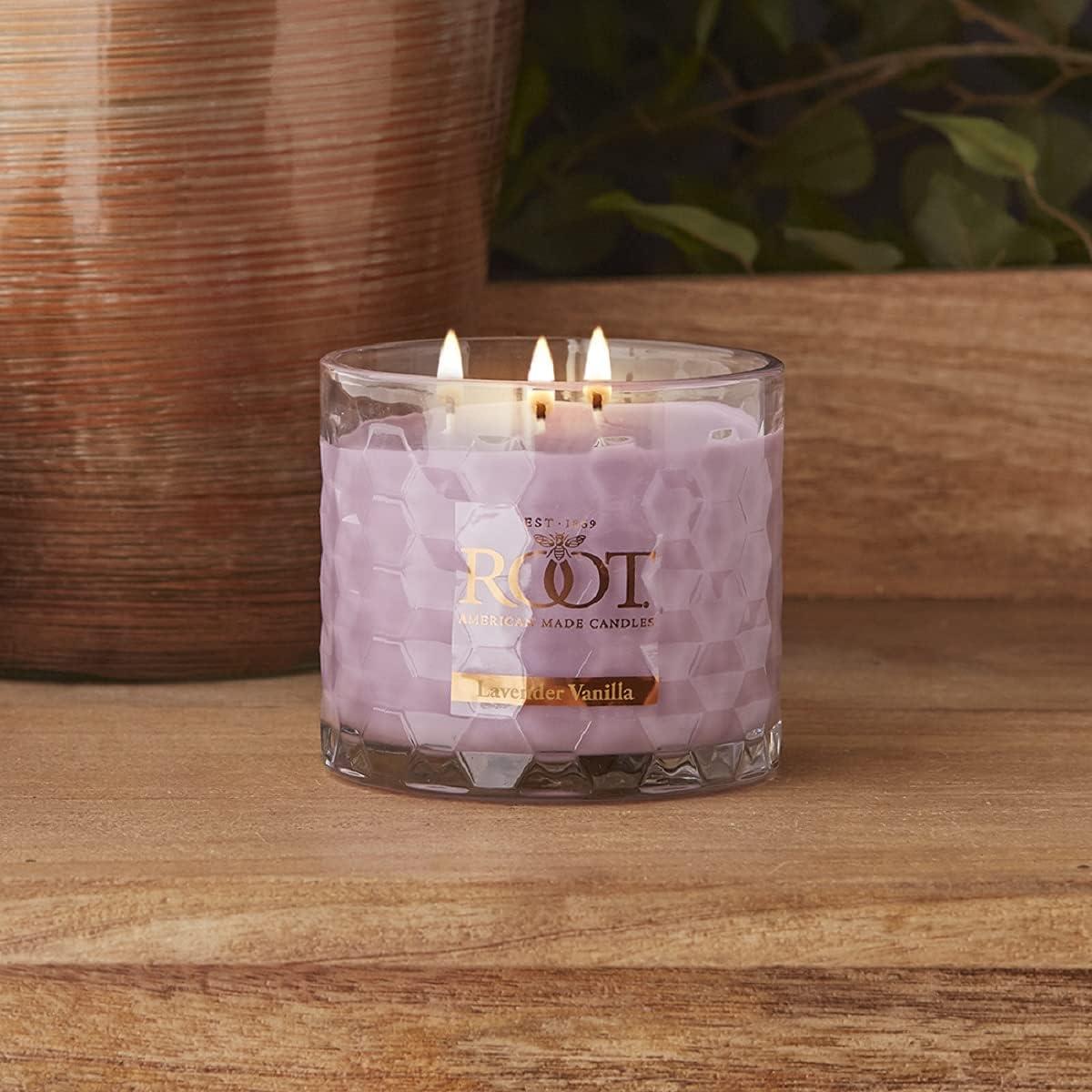 Lavender Vanilla Scented Jar Candle