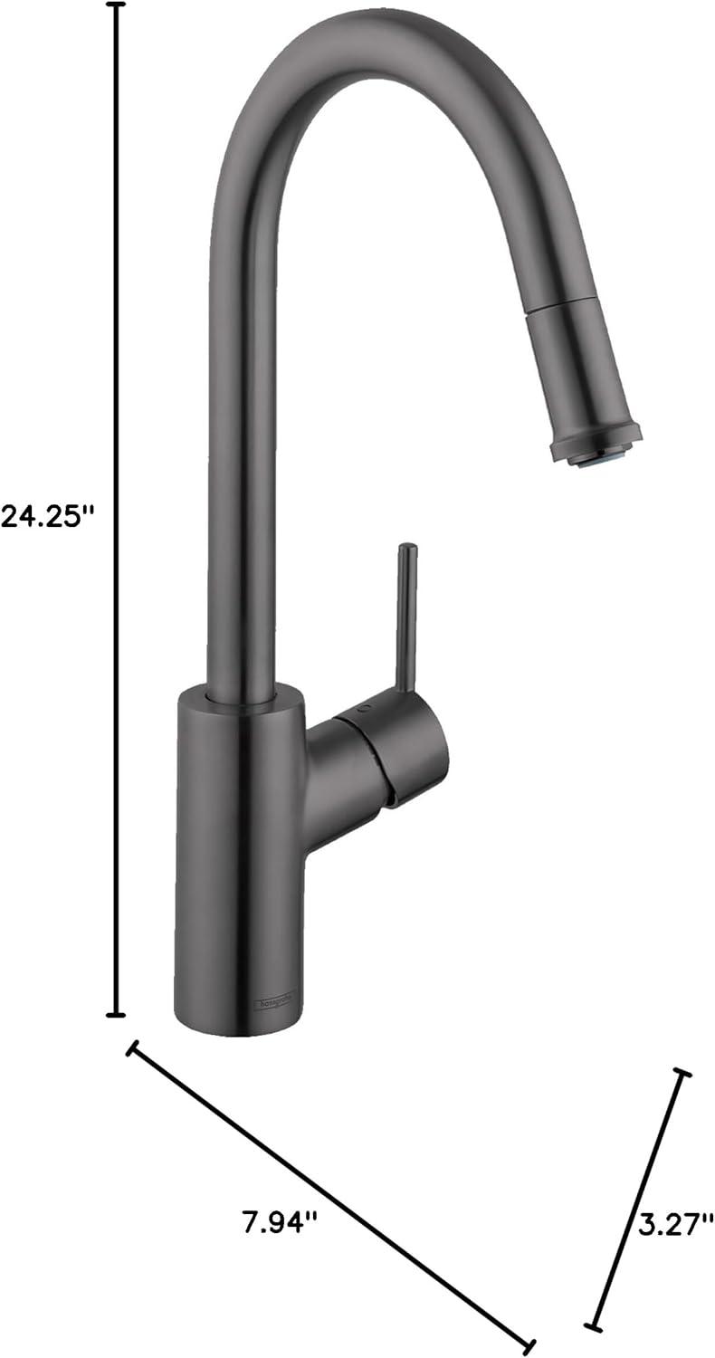 Talis S² Pull Down Single Handle Kitchen Faucet with Handle and Supply Lines