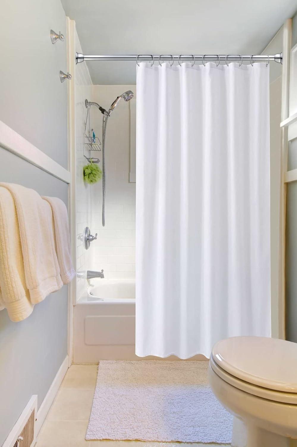 Splash Home 2'' Straight Tension Shower Curtain Rod