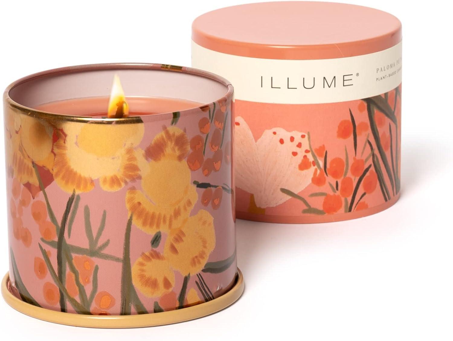 ILLUME Beautifully Done Baltic Glass Candle, Paloma Petal