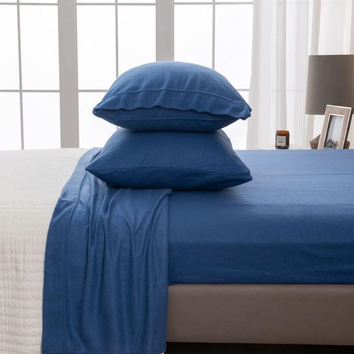 Great Bay Home Super Soft Extra Plush Fleece Warmer Sheet Set