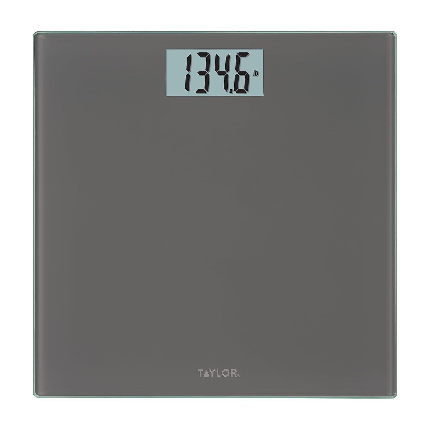 Taylor Digital Scale, 400 LB Capacity, 11.8 x 11.8 Inches