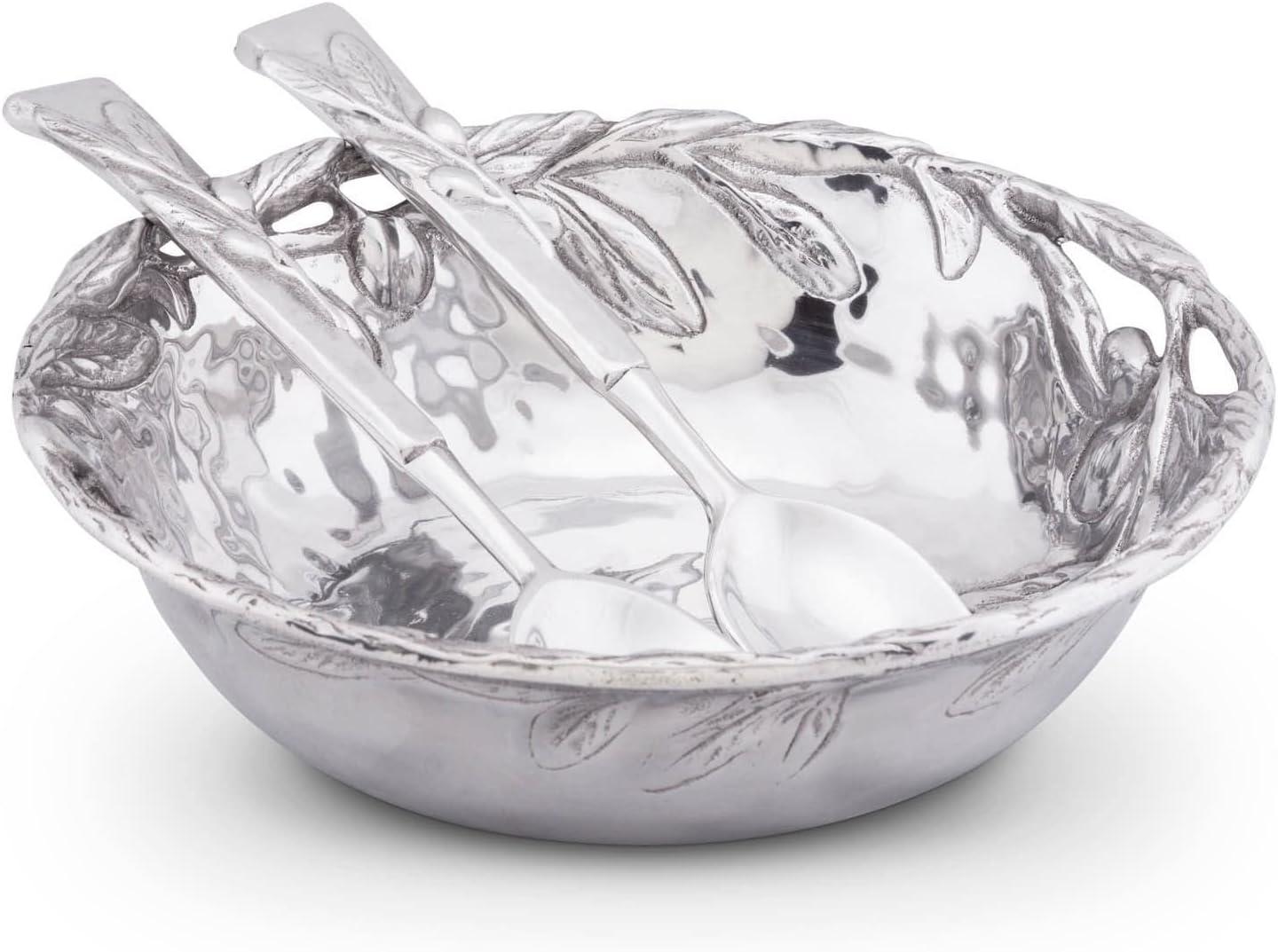 Arthur Court Designs Tuscan Aluminum Salad Bowl