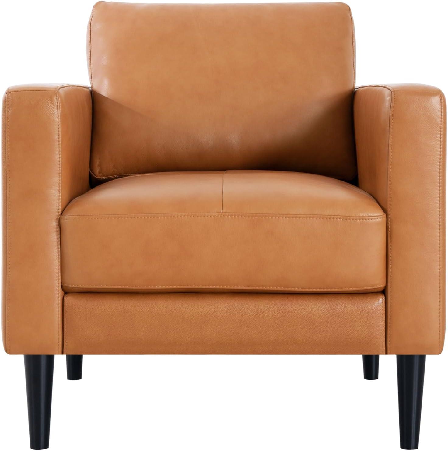 Marisa Tan Leather Loveseat and Armchair Set