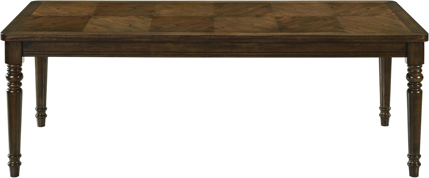 Coaster Willowbrook Traditional Rectangular Wood Dining Table Chestnut