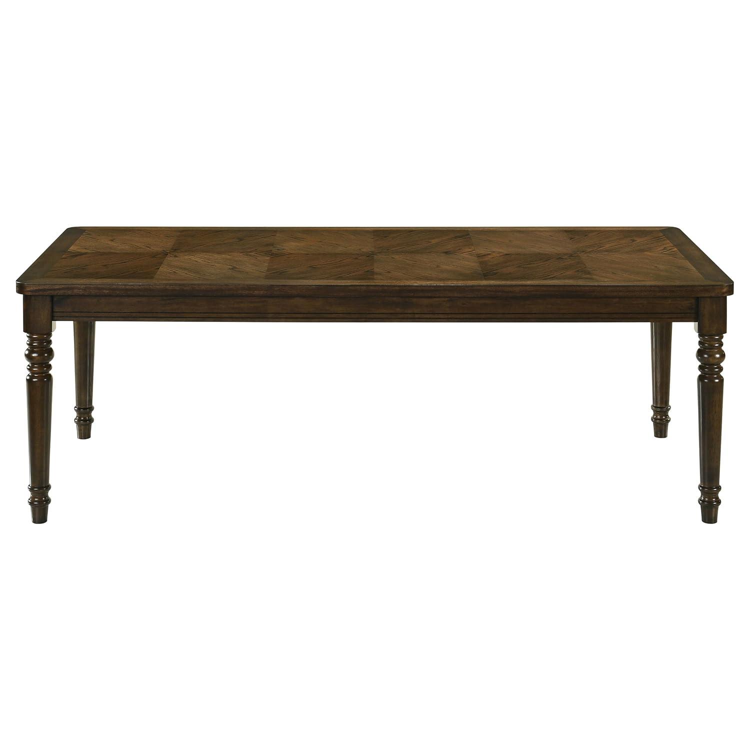 Coaster Willowbrook Traditional Rectangular Wood Dining Table Chestnut