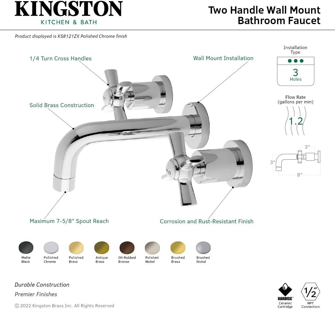 Millennium Vessel Wall Mounted Bathroom Faucet