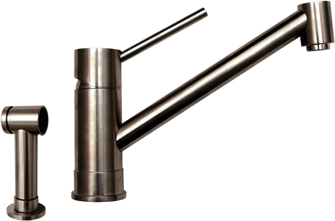 Stainless Steel Single Lever Kitchen Faucet with Pull-out Spray