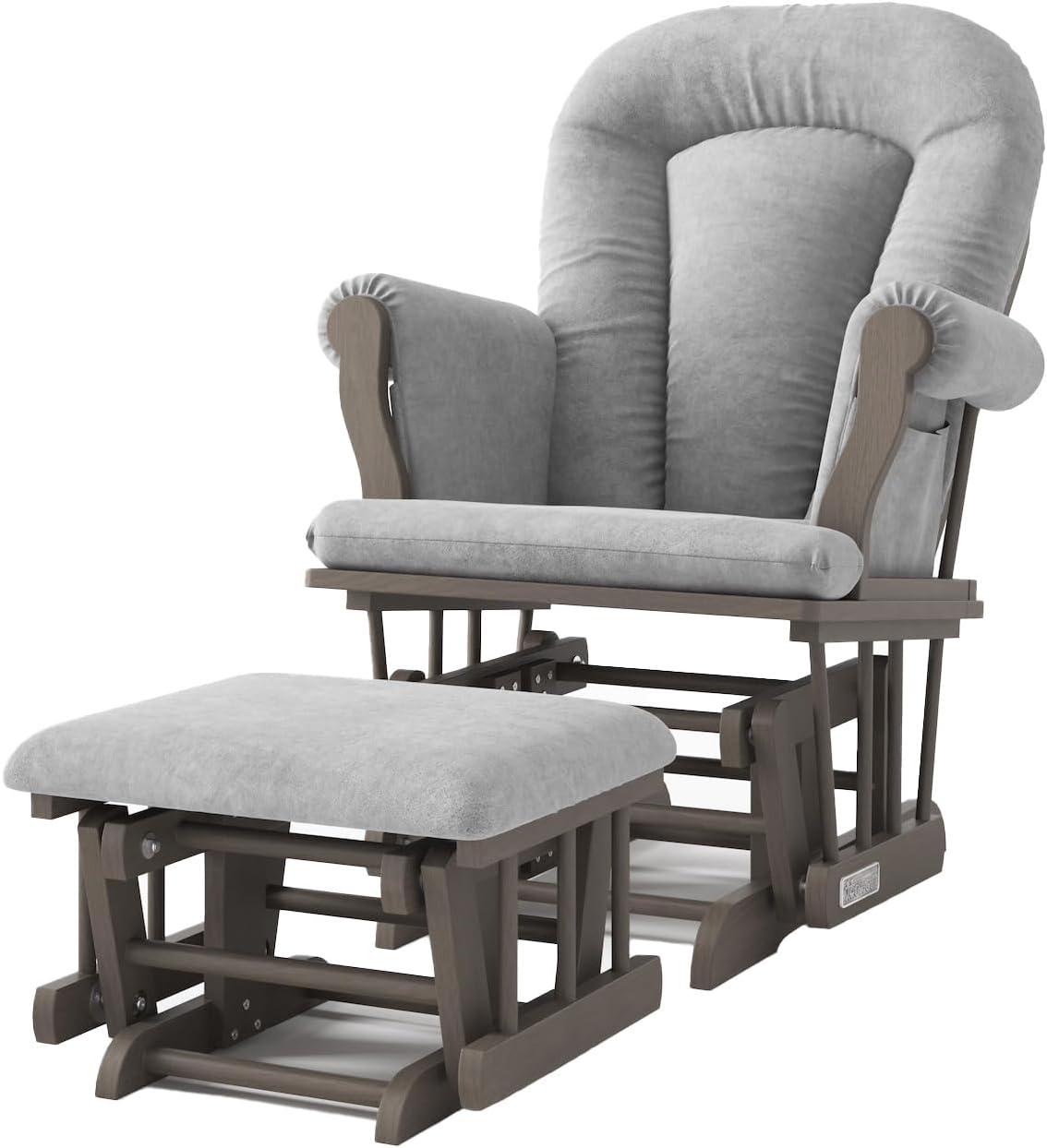 Child Craft Cozy Glider Rocker and Ottoman