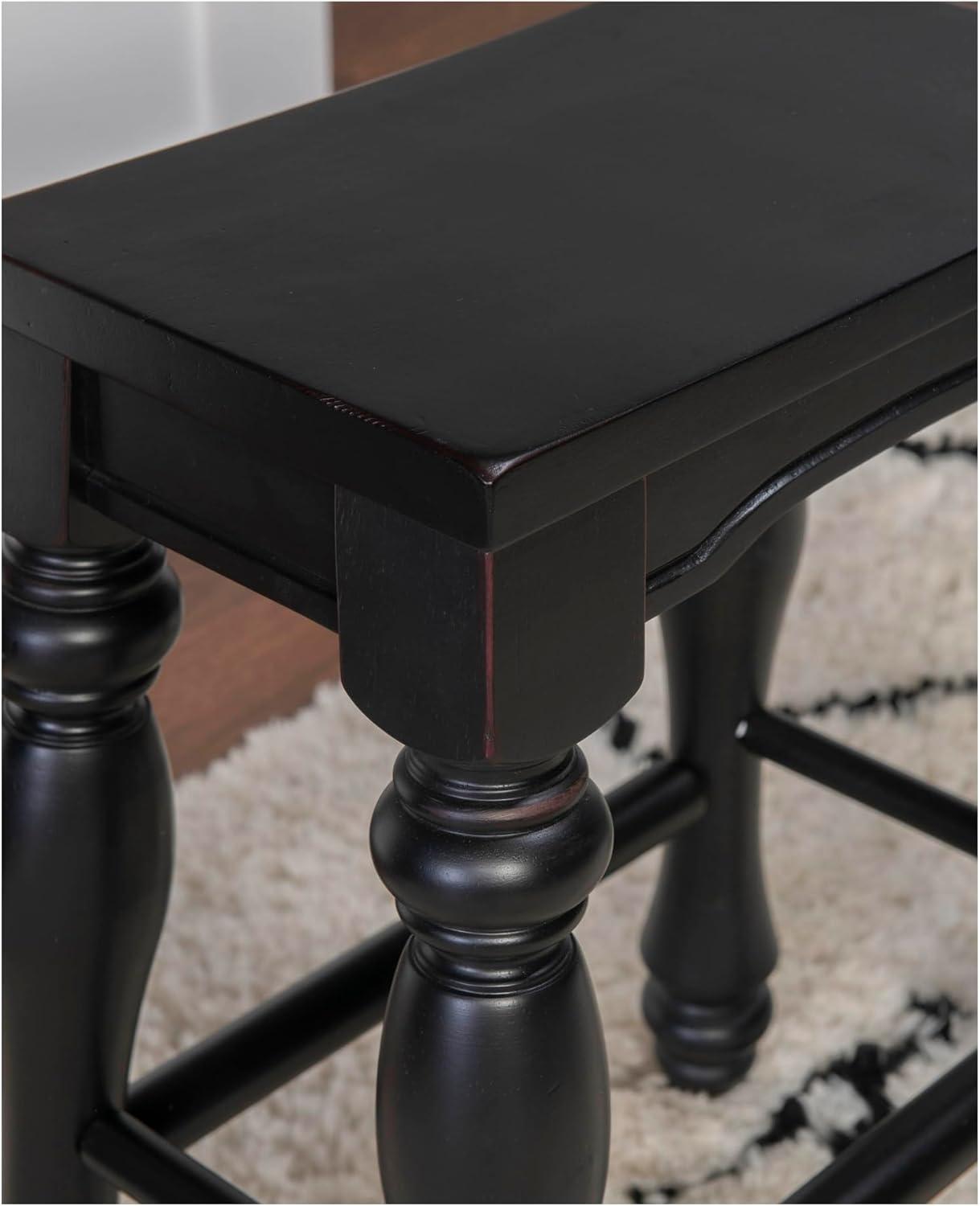 Clemente Counter Stool with Solid Wood Frame