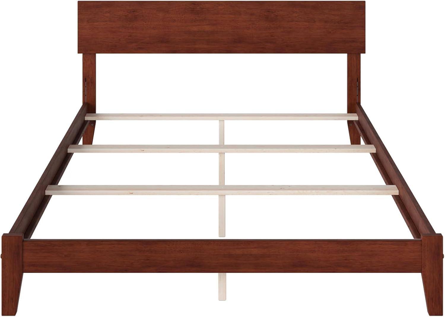 Orlando Queen Traditional Bed in Walnut