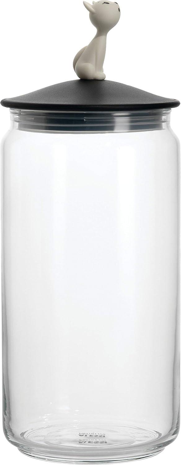 Alessi Miò 1.6 Lb. Pet Treat Jar With Snap On Lid