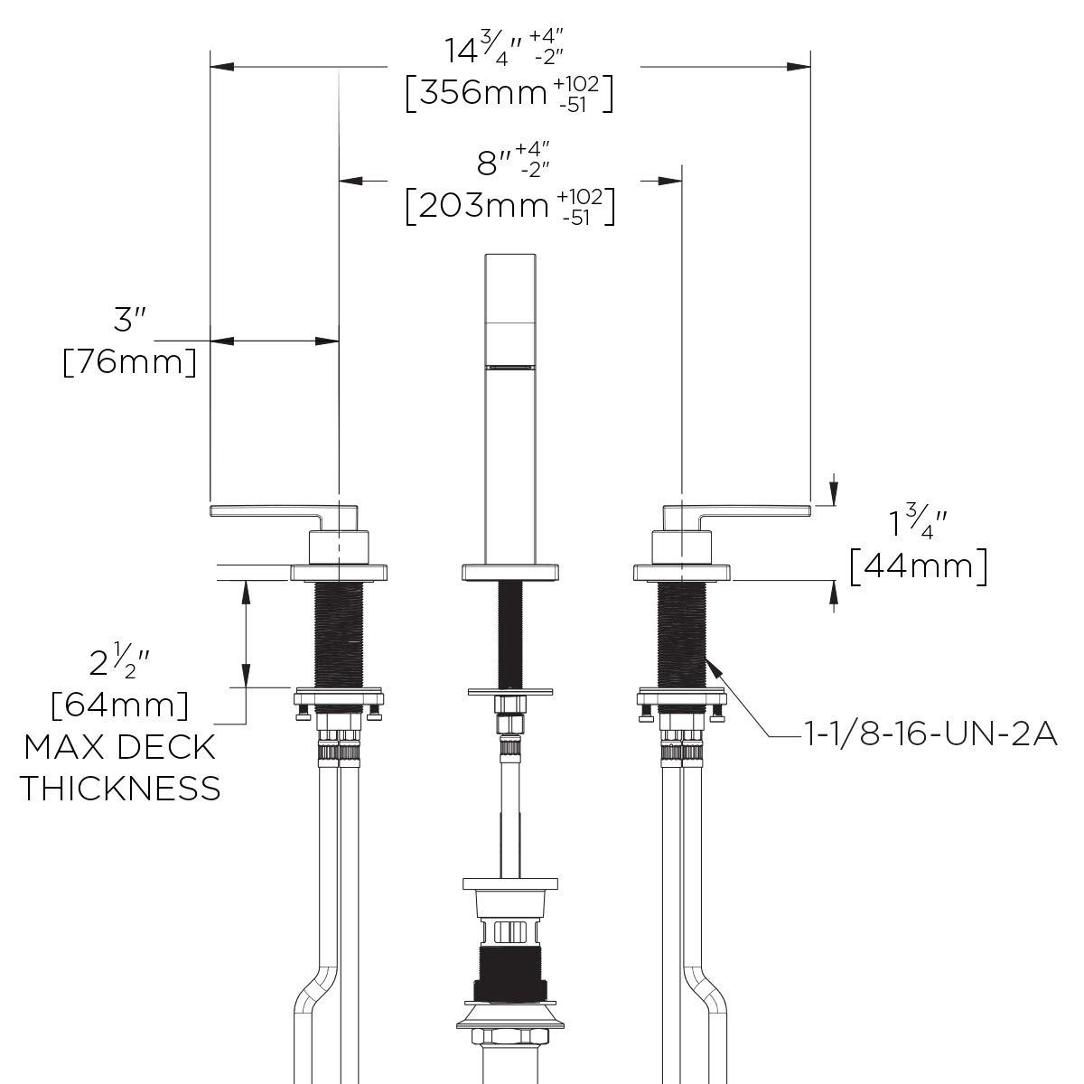 Speakman Lura Widespeed Bathroom Faucet with Drain Assembly CD523BBZ