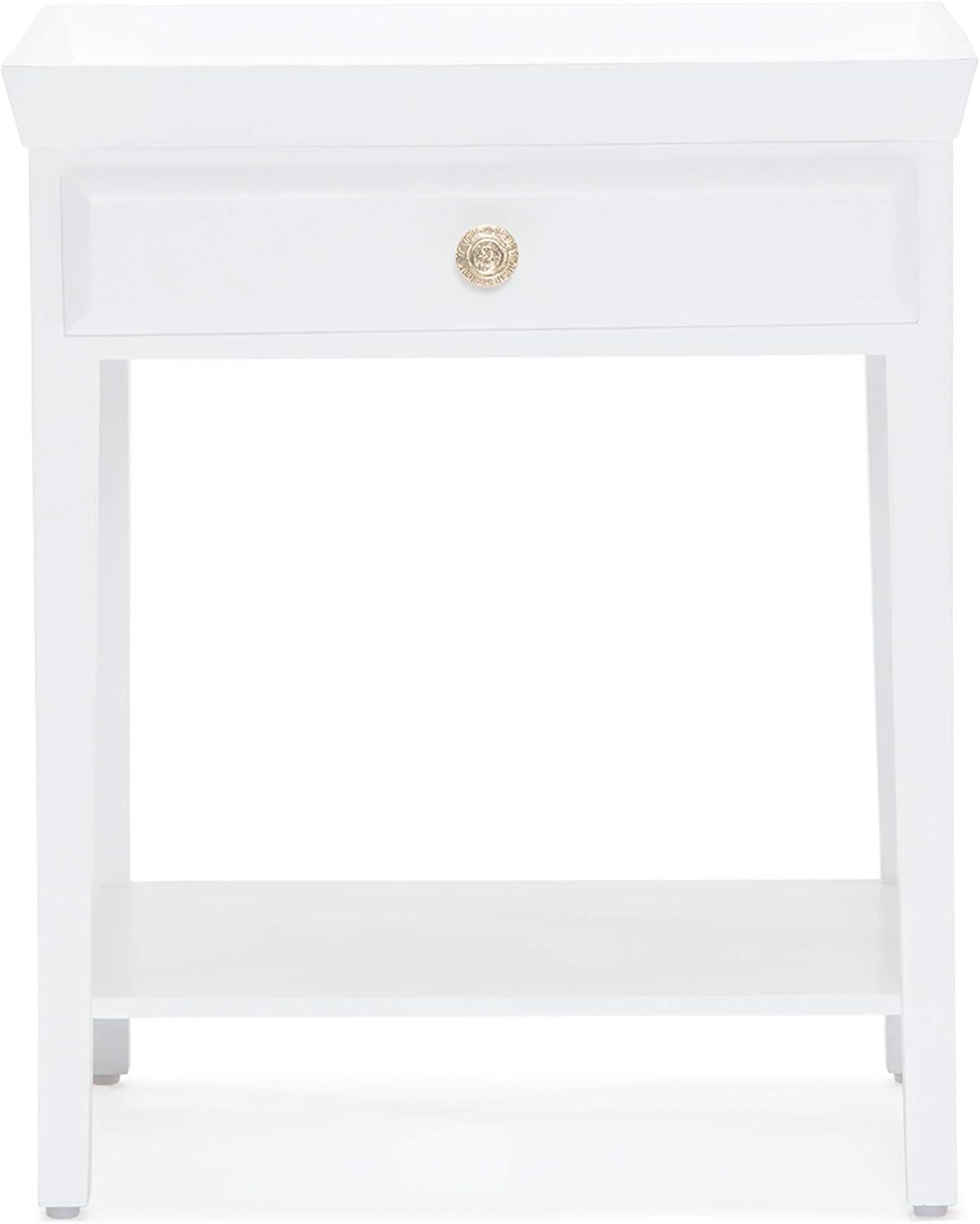 Finch Morris Hampton 2-Tier Bedside Table with Drawer