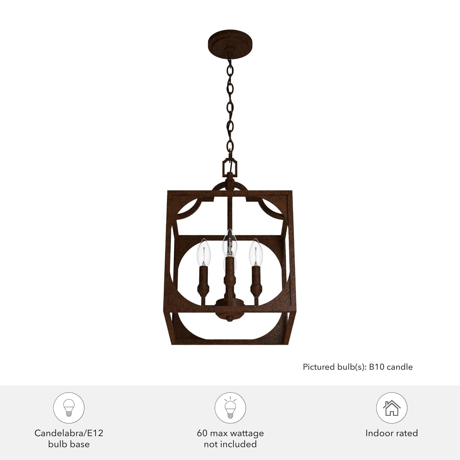 Highland Hill 4 - Light Lantern Square / Rectangle Chandelier