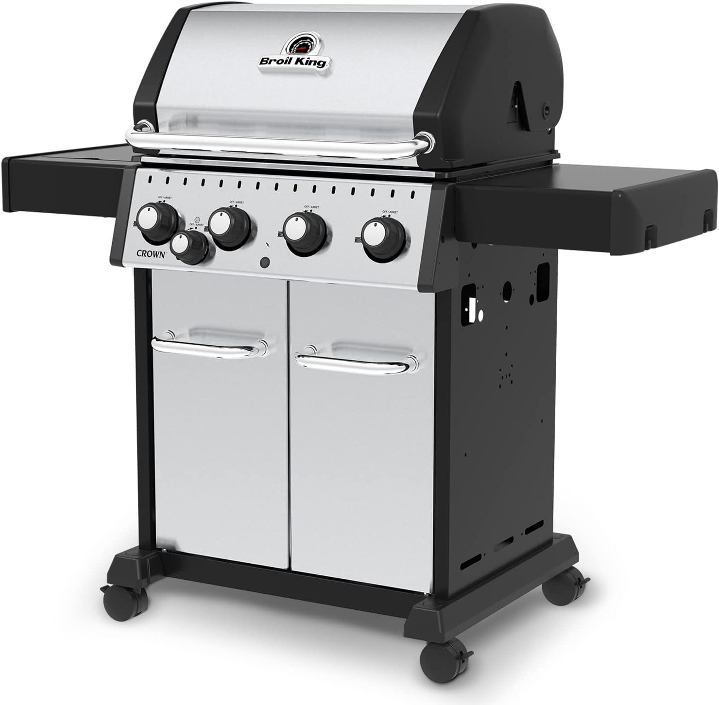 Broil King 4 - Burner Countertop Gas Grill with Side Burner and Cabinet