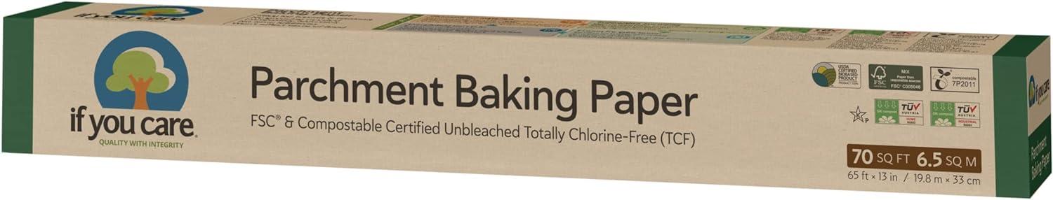 If You Care Unbleached Chlorine Free Parchment Baking Paper - 70 sq ft
