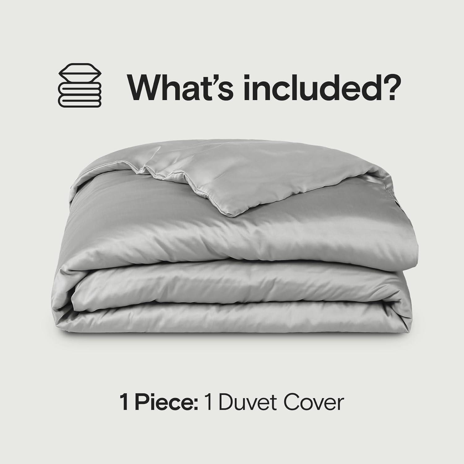 Dove Gray Tencel Lyocell King/Cal King Duvet Cover