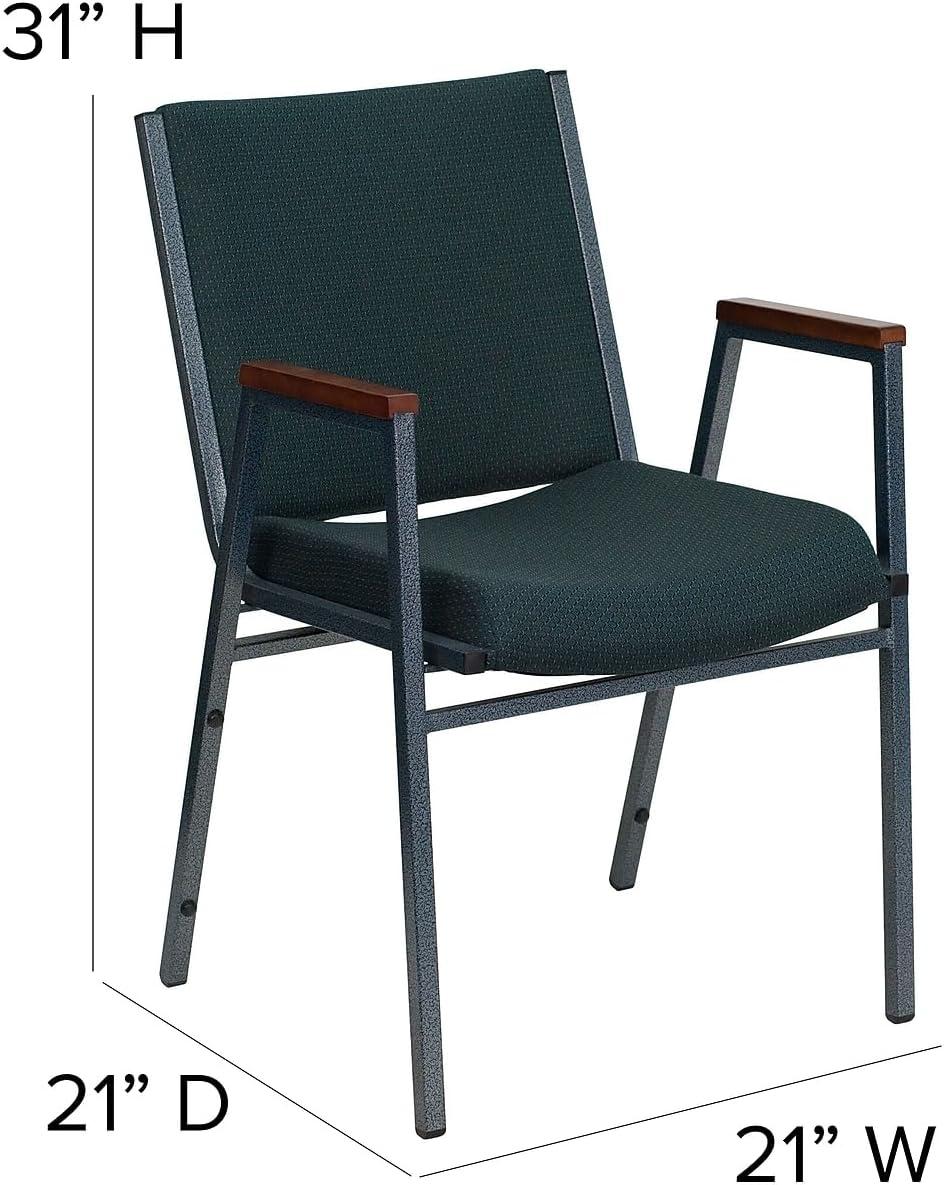 Offex Aliya Heavy Duty Stack Chair with Arms