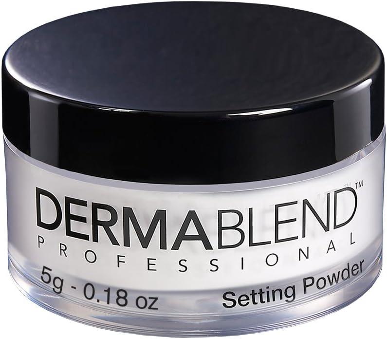 Dermablend Loose Setting Powder, Translucent Face Powder Makeup & Finishing Powder, Mattifying Finish and Shine Control , Travel Size .18oz.