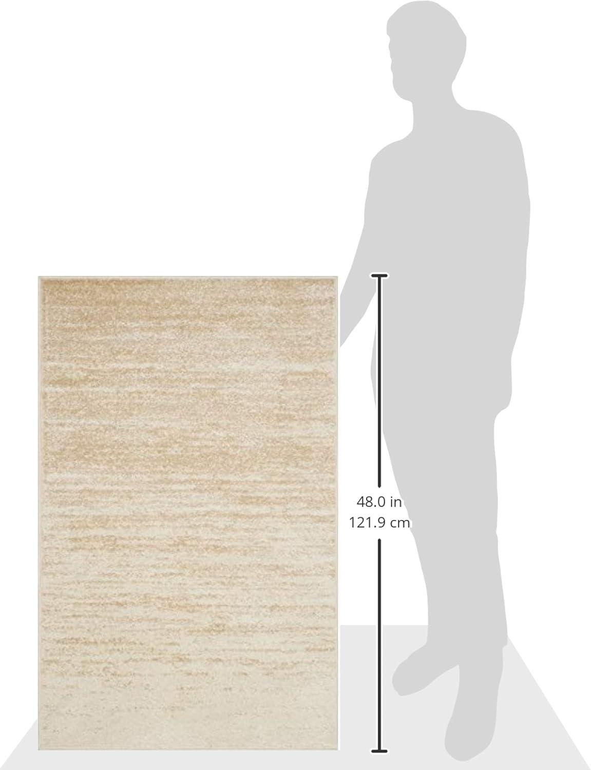 Adirondack ADR113 Machine Made Indoor Accent Rug - Champagne/Cream - 2'-6"x4' - Safavieh