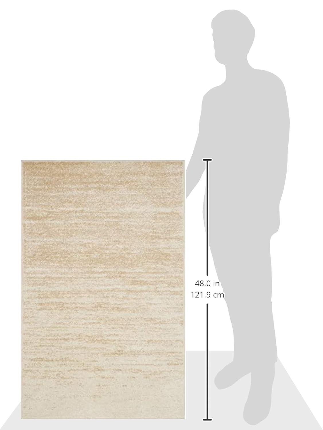 Adirondack ADR113 Machine Made Indoor Accent Rug - Champagne/Cream - 2'-6"x4' - Safavieh