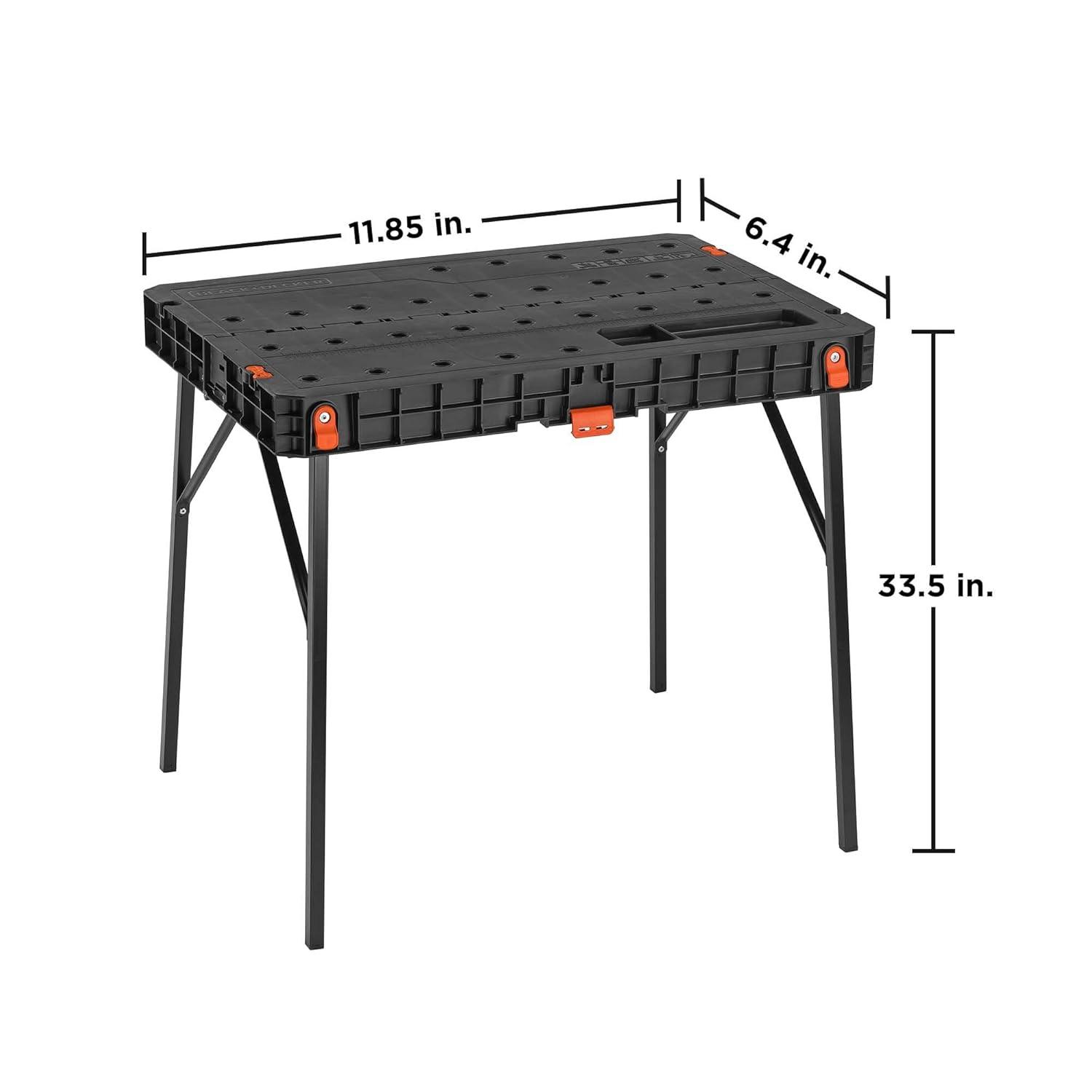 BLACK+DECKER Foldable Workbench, (BDST11552)